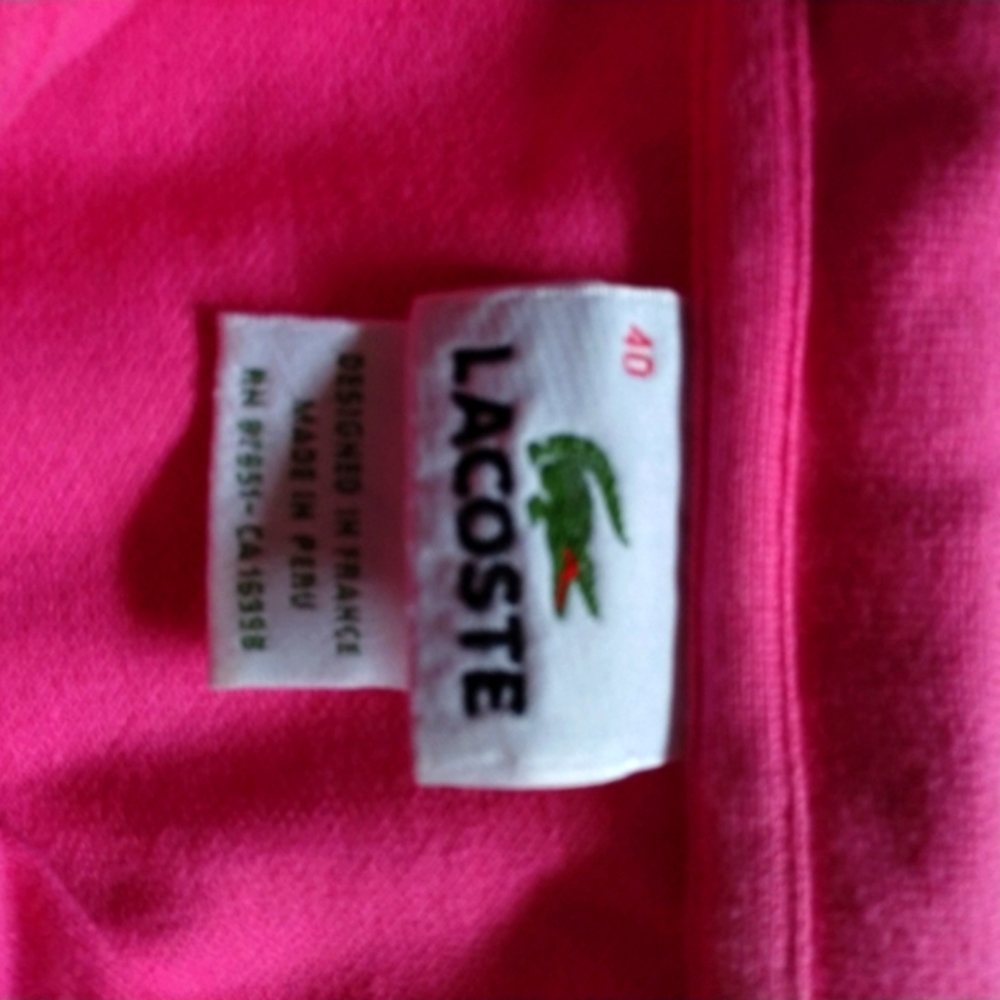Lacoste Polo shirt pink - Picture 2 of 3